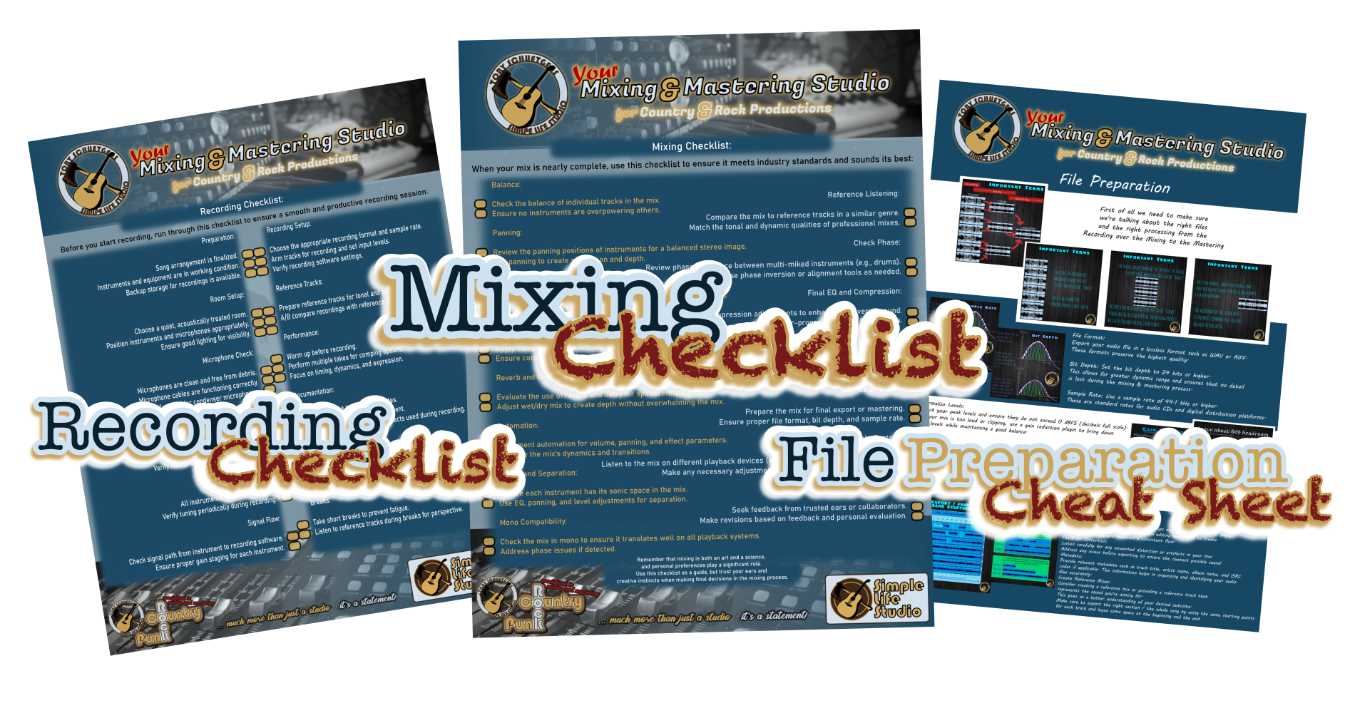 Mixing Checklist